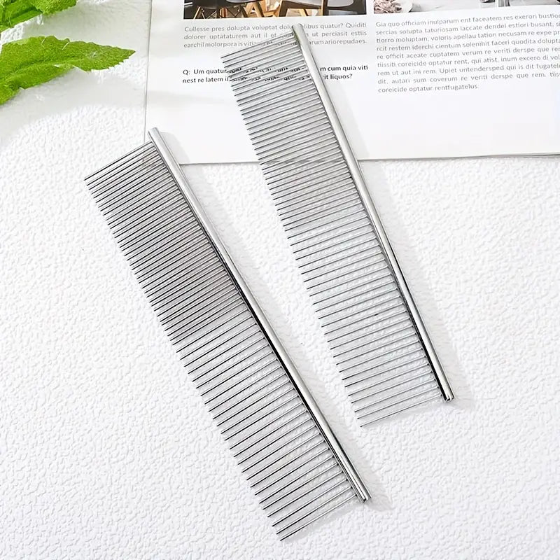 Pet Dog Grooming Comb Stainless Steel Cat Dog Grooming Tool