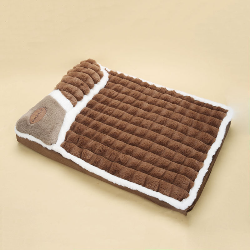 1pc Thick Deep Sleep Pet Dog Bed Removable Washable Dog Mat