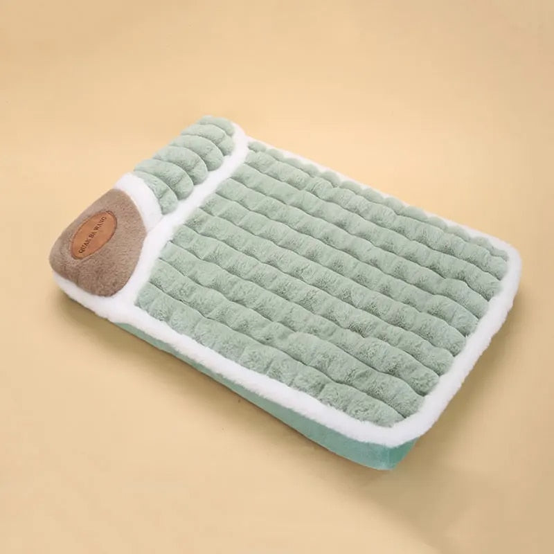 1pc Thick Deep Sleep Pet Dog Bed Removable Washable Dog Mat