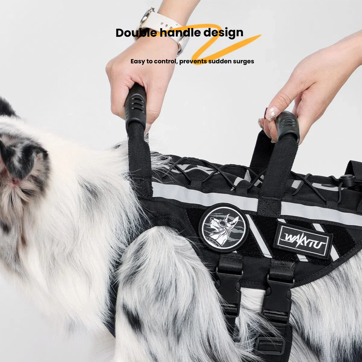 Tactical Dog Harness Outdoor Medium Large Dogs Vest Pet Walking Leash