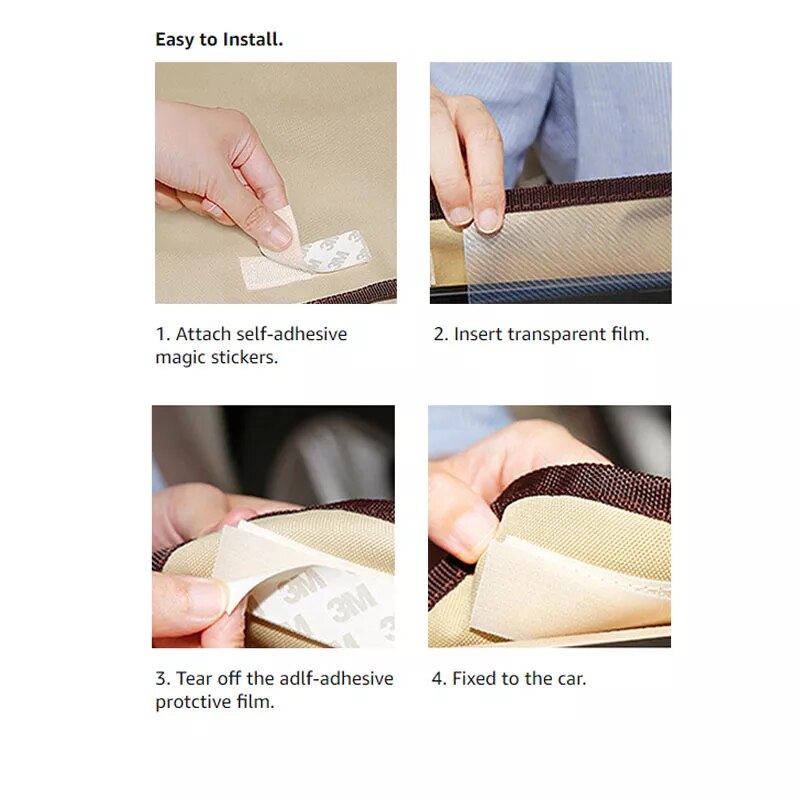 2PCS/Pack Pet Dog Car Door Cover 600D Oxford Cloth Protection Mats