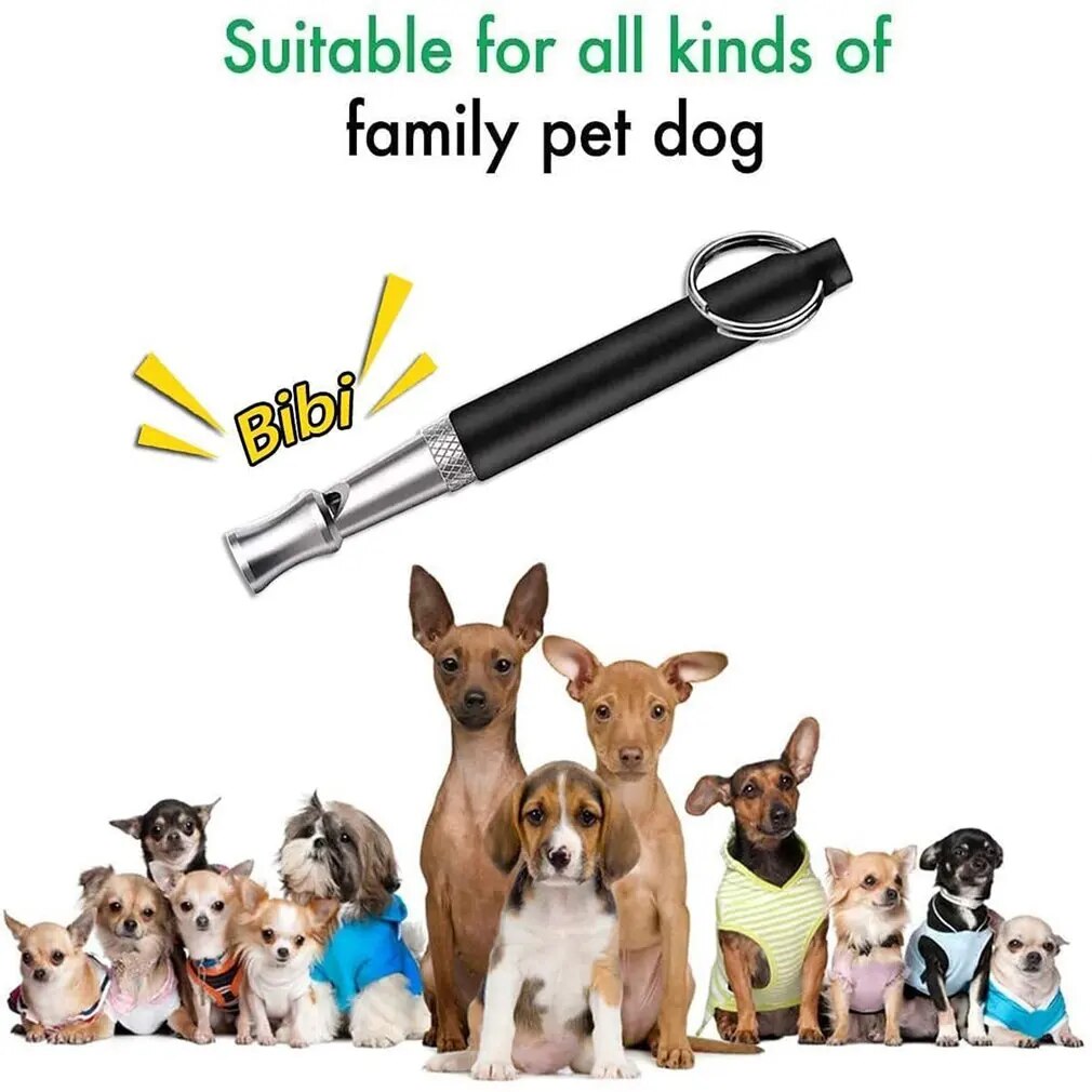 2pcs Dog Whistle To Stop Barking Device Dog Copper Silent Ultrasonic Training Flute Stop Barking