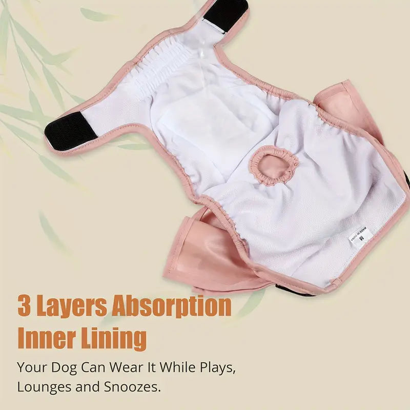 Dog Diapers Female Highly Absorbent Reusable Dog Diapers