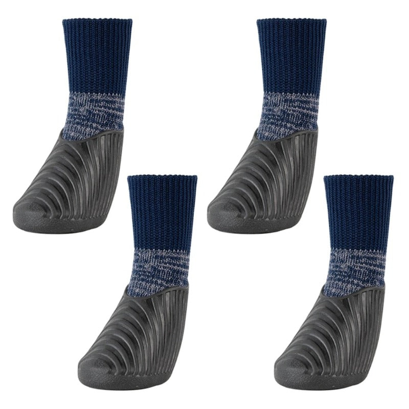 4pcs Set Dog Paw Protecto Boots Waterproof Rain