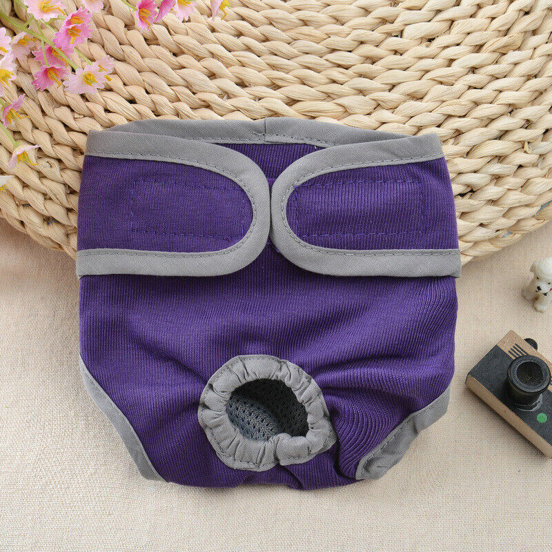 4pc Pet Dog Physiological Pants Washable Dog Diapers Underwear