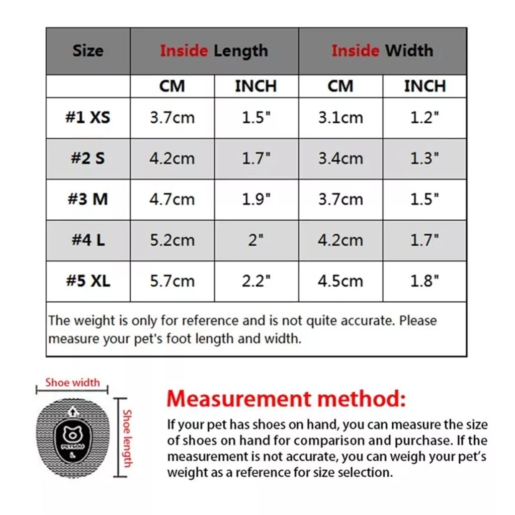 4pcs/Set Pet Dog Shoes Wearable Winter Warm Pets Antiskid Shoes