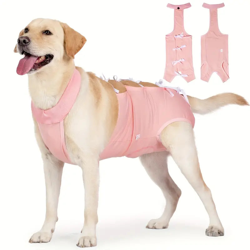 Dog Recovery Clothes, Recovery Suit With Straps For Large Dogs After Neutering