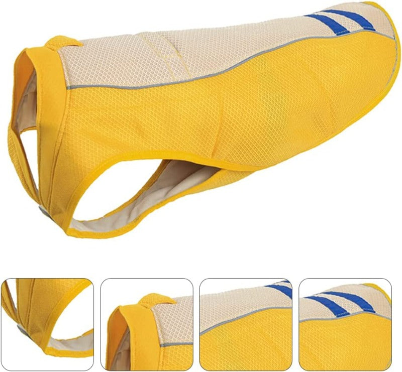 Dog Cooling Vest Summer Vest Tanks Pet Cooler Jacket T- Shirts Costumes Apparel Outfits for Cats Puppy Training Walking Hiking