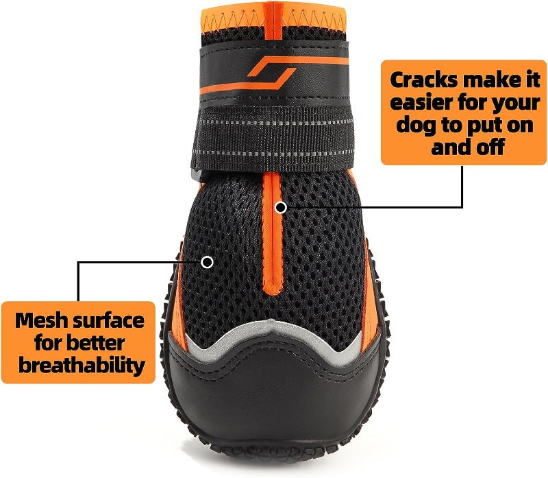 Dog Shoes Set Dog Boots For Small Dogs Breathable Anti Slip Sole