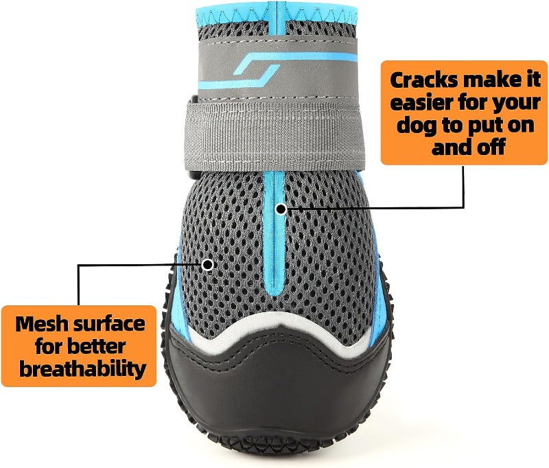 Dog Shoes Set Dog Boots For Small Dogs Breathable Anti Slip Sole