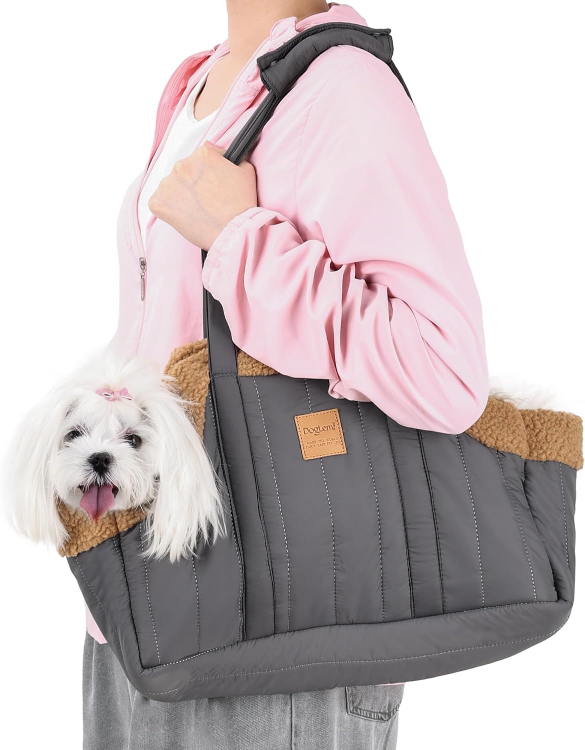Portable Large Capacity Cat Bag Waterproof Warm Travel Fleece Pet Dog Tote Carrier Purses