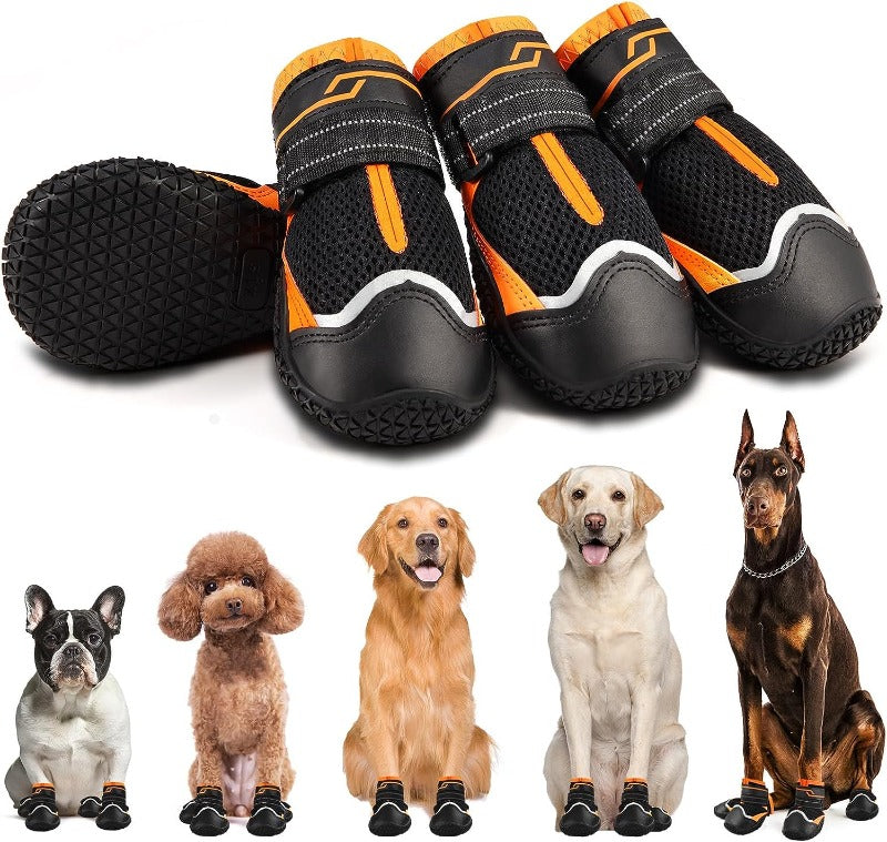 Dog Shoes Set Dog Boots For Small Dogs Breathable Anti Slip Sole