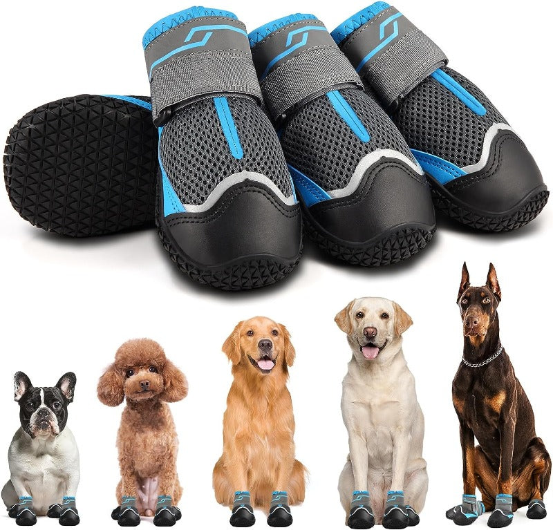 Dog Shoes Set Dog Boots For Small Dogs Breathable Anti Slip Sole