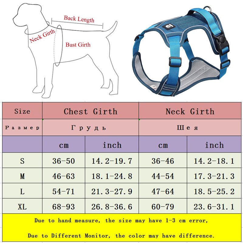 Dog Walking kit (Adjustable Reflective Dog Harness+Retractable Dog Leashes)