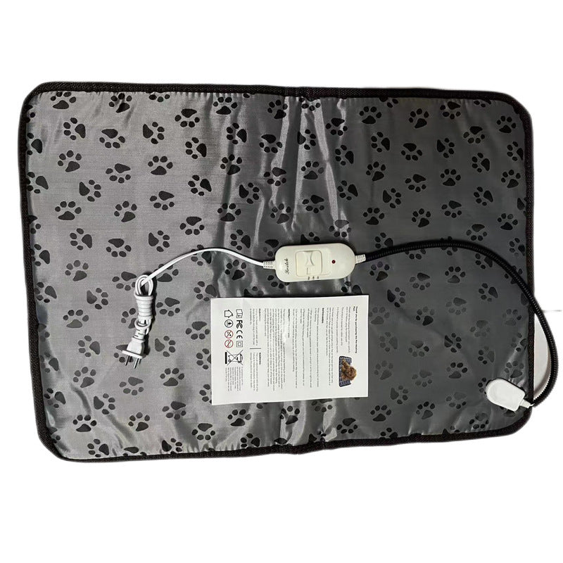 Adjustable Pet Heating Pad Blanket Waterproof Dog Electric Heated Mat