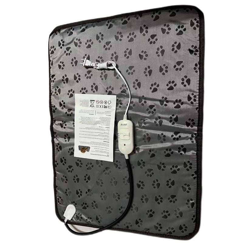 Adjustable Pet Heating Pad Blanket Waterproof Dog Electric Heated Mat