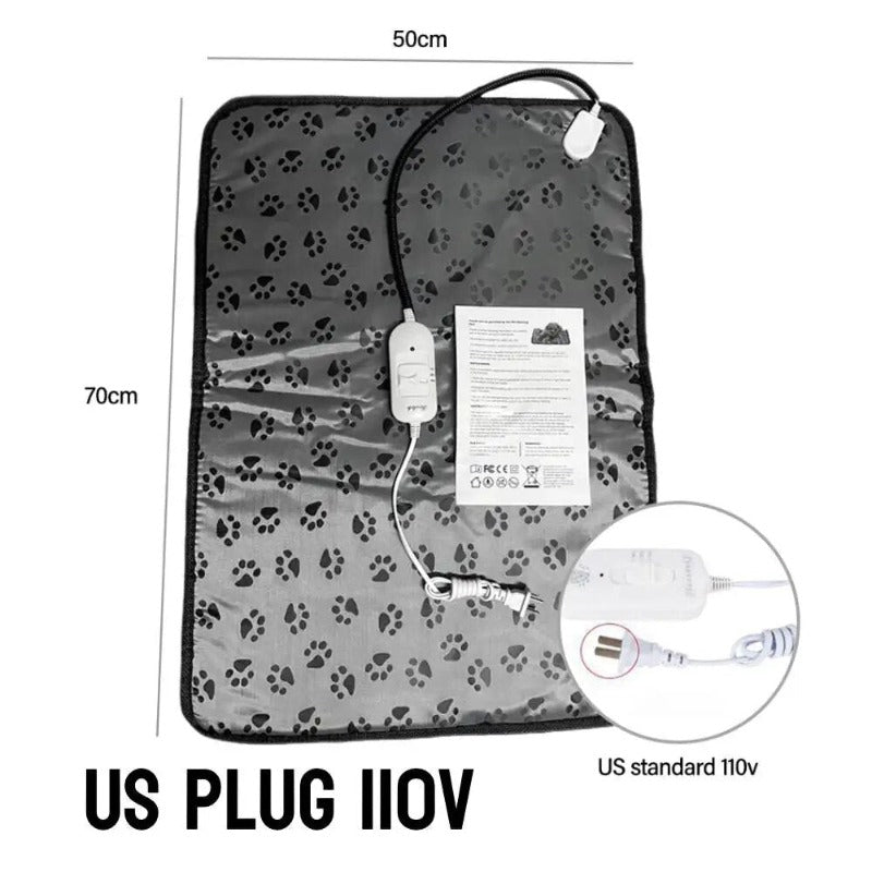 Adjustable Pet Heating Pad Blanket Waterproof Dog Electric Heated Mat