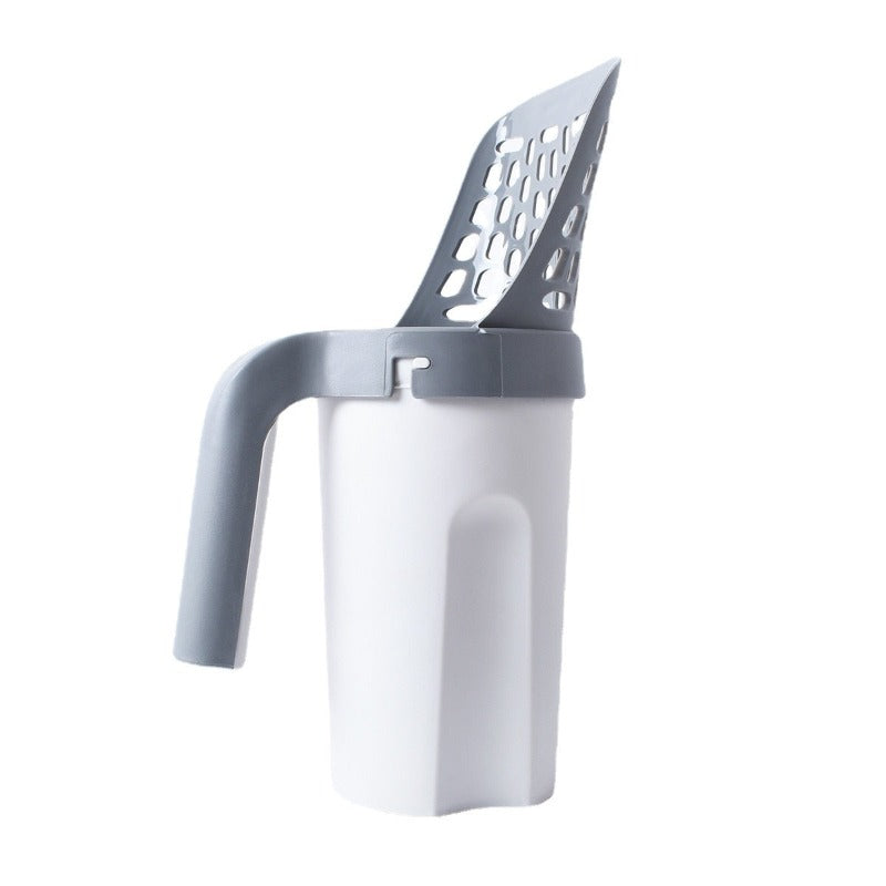 All-in-one Cat Litter Shovel With Storage Box