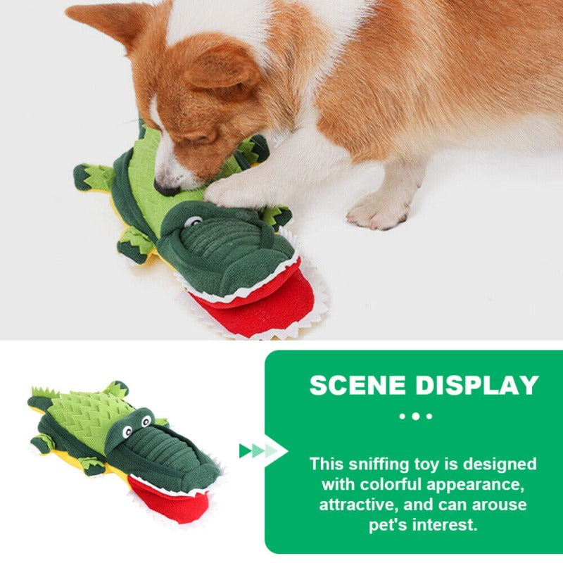 Alligator Dog Toy Plush Pet SniffingToy