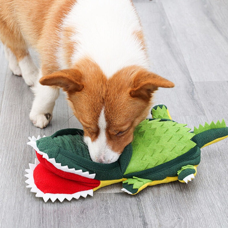 Alligator Dog Toy Plush Pet SniffingToy