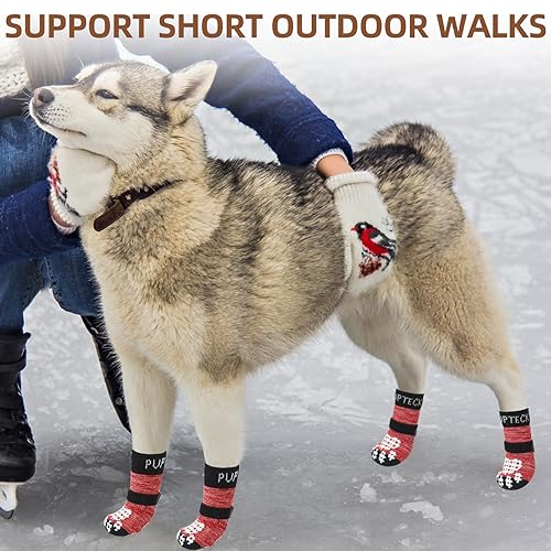 Anti-Slip Dog Socks with Double Sides Grips Dog Shoes For Small Medium Large Dogs