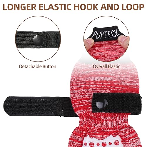 Anti-Slip Dog Socks with Double Sides Grips Dog Shoes For Small Medium Large Dogs