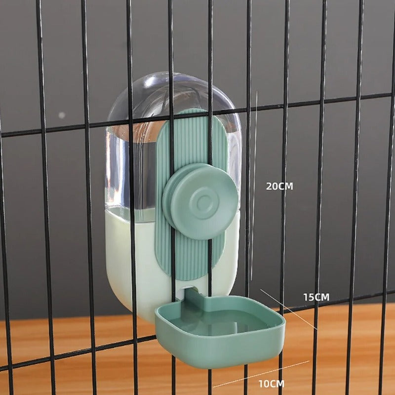 Automatic Pet Dog Bowls Cage Hanging Feeder Pet Dog Water Bottle