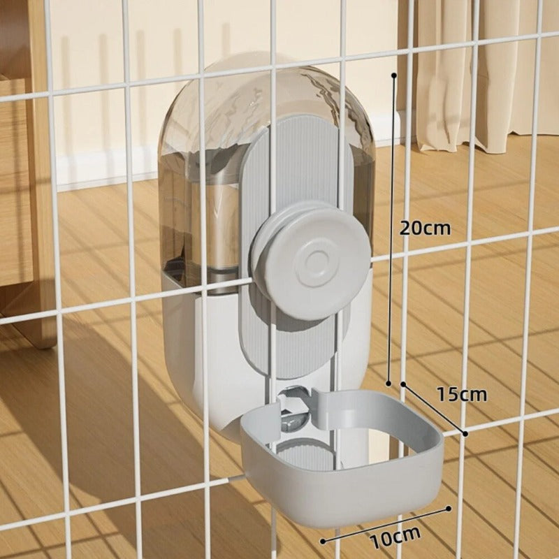 Automatic Pet Dog Bowls Cage Hanging Feeder Pet Dog Water Bottle
