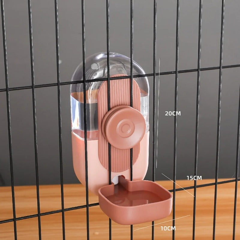 Automatic Pet Dog Bowls Cage Hanging Feeder Pet Dog Water Bottle