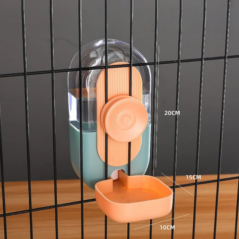 Automatic Pet Dog Bowls Cage Hanging Feeder Pet Dog Water Bottle