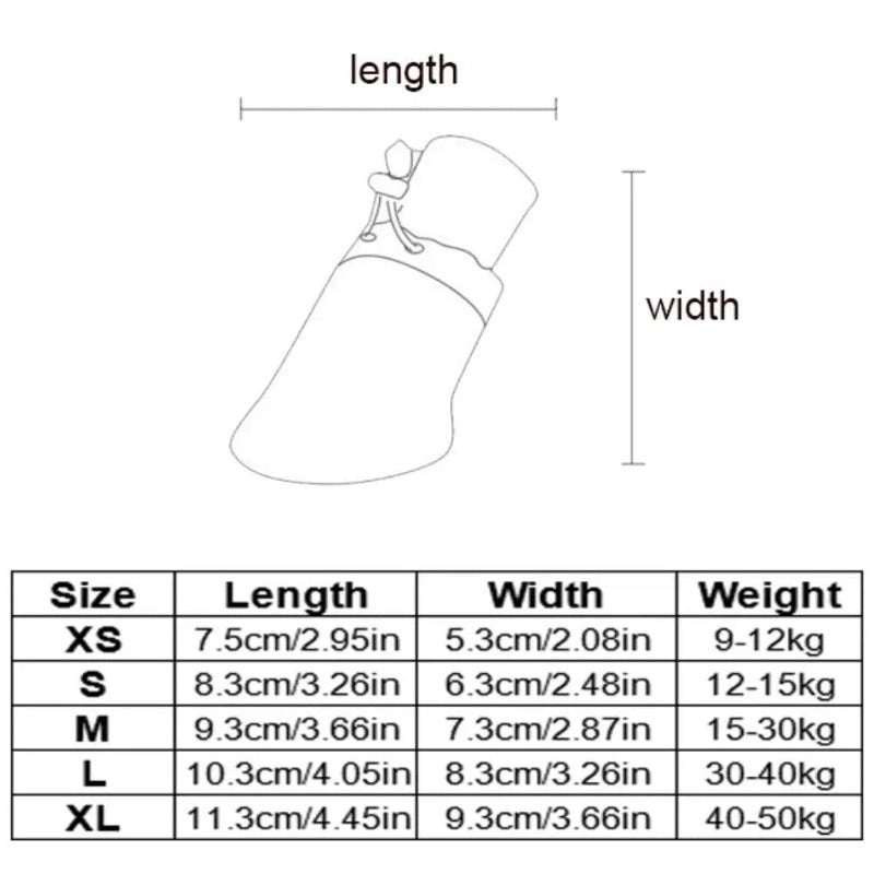 Autumn Winter Warm Thickened Lamb Fleece Big Dog Shoes Dog Outgoing Shoes