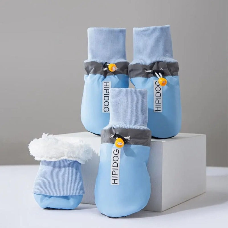 Autumn Winter Warm Thickened Lamb Fleece Big Dog Shoes Dog Outgoing Shoes