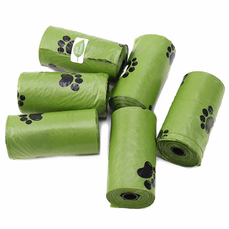 15 Bags / Roll Biodegradable Dog Poop Bags Waste Bag