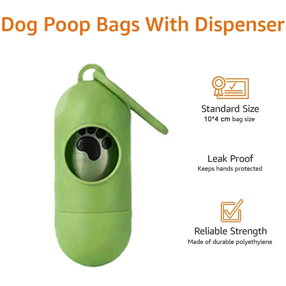 15 Bags / Roll Biodegradable Dog Poop Bags Waste Bag