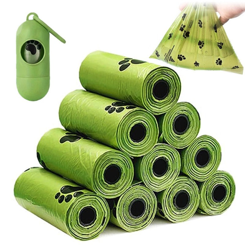 15 Bags / Roll Biodegradable Dog Poop Bags Waste Bag