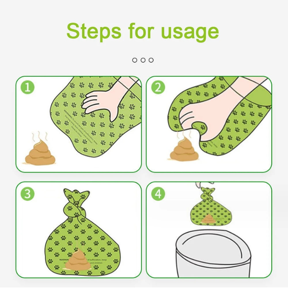 15 Bags / Roll Biodegradable Dog Poop Bags Waste Bag