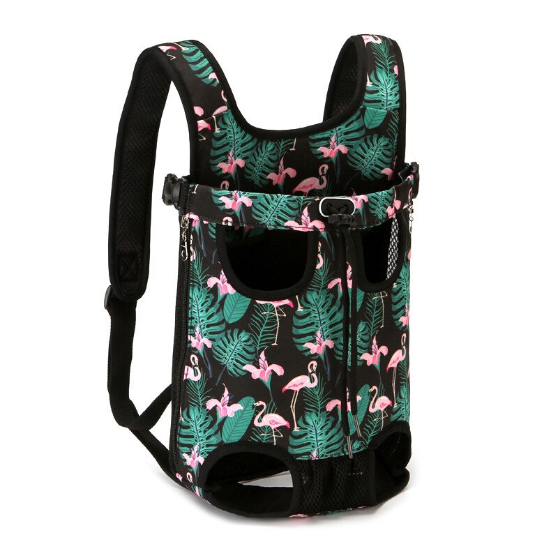 Adjustable Portable Pet Dog Carrier Bag Dog Double Shoulder Backpack