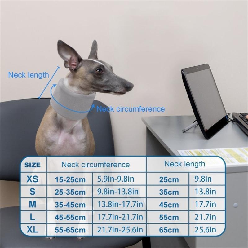 Breathable Soft Dog Neck Brace Pet Neck Support Brace For Injury Recovery