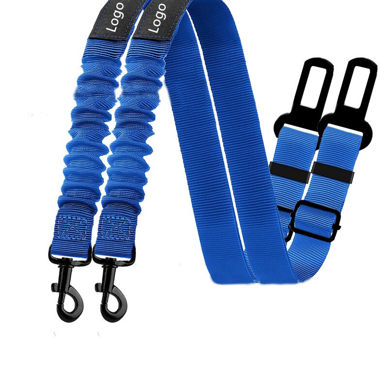 3pcs Set Retractable Dog Car Adjustable Seatbelts Nylon Pet Dog Safety Seat Belt