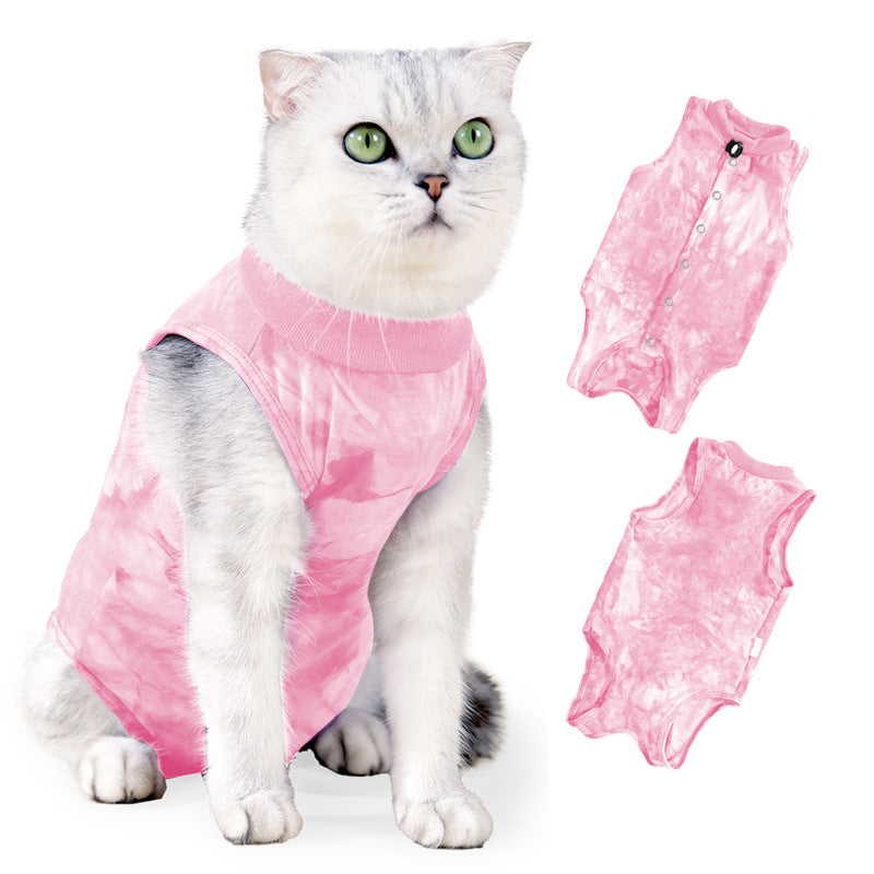 Cat Surgery Outfit Breathable Cat Recovery Suit Kitten Cat Onesie