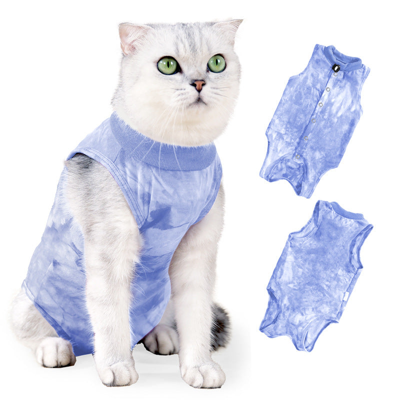 Cat Surgery Outfit Breathable Cat Recovery Suit Kitten Cat Onesie