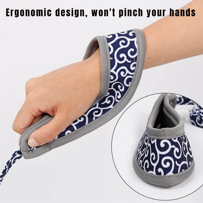 Cat and Dog Vest Traction Suit Cat Dog Harness Vest Collar Outdoor Walking Lead Leash Set