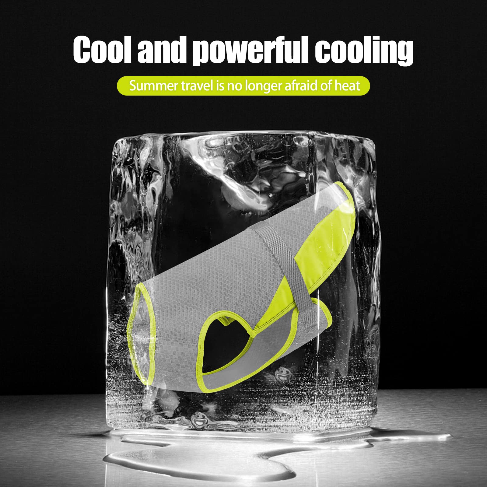 Breathable Dog Cooling Vest with Adjustable Straps Lightweight Dog Cooler Jacket