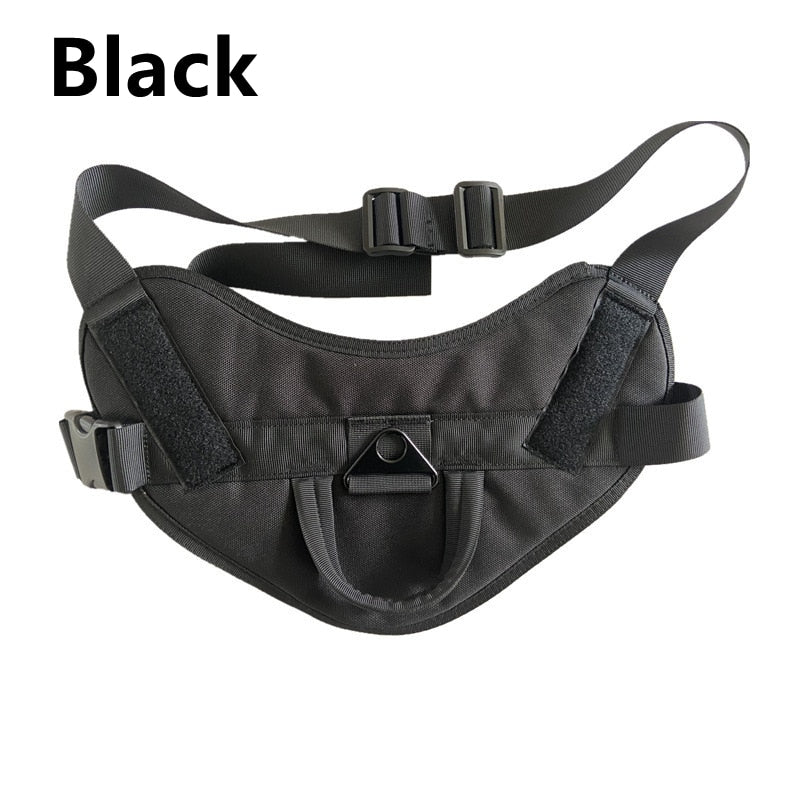 Dog Harness Leash Set Tactical Chest Vest Adjustable