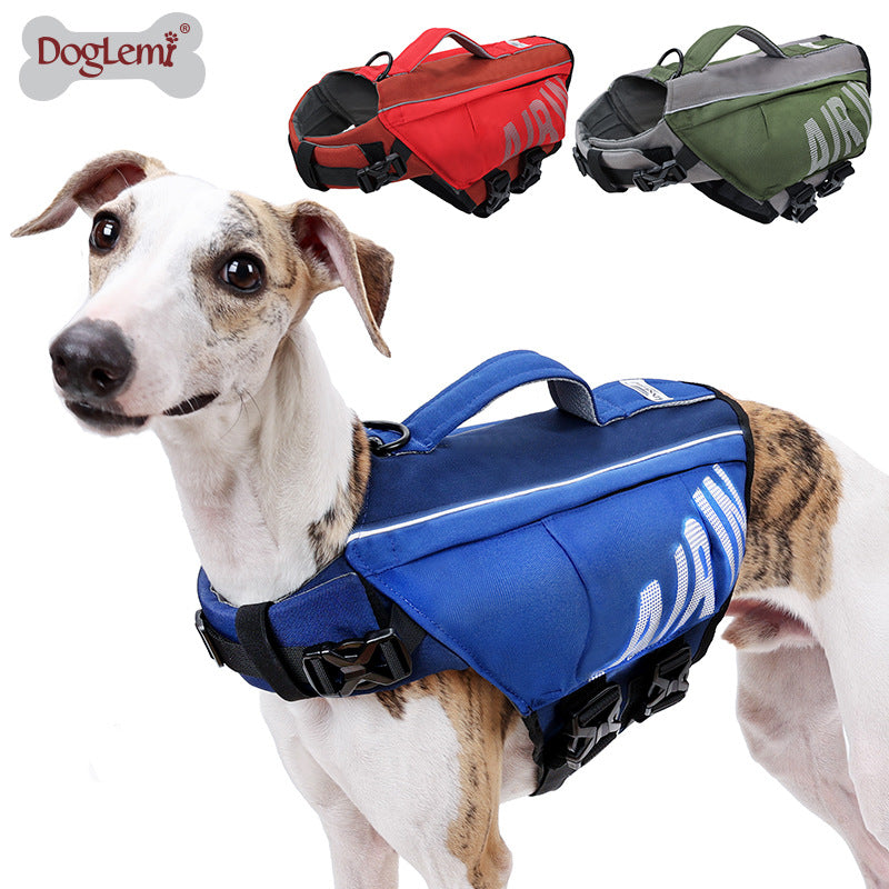 Dog Airbag Life Jackets Pet Swimming Clothes Swimsuit