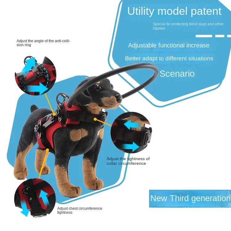 Dog Anti-collision Ring Pet Anti-collision Collar Dog Safe Harness