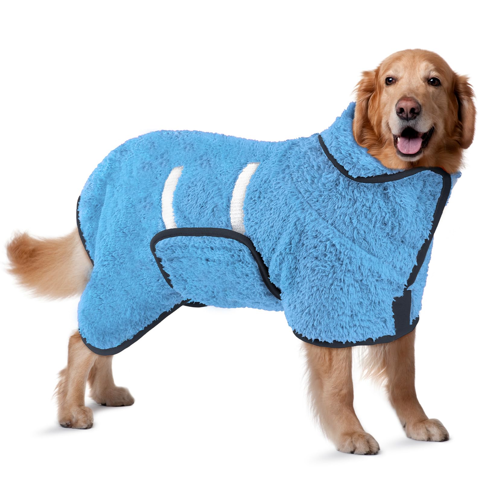Dog Bathrobe Quick Drying Super Absorbent Dog Robes