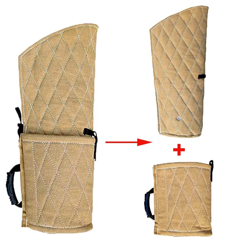 Dog Bite Sleeve With Handle Thickened Jute Training Young Arm Protection Safety Pet Dog Bite Sleeve