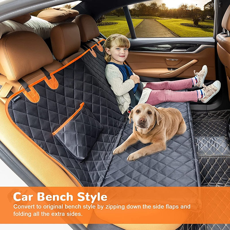 Waterproof Dog Car Seat Cover Soft Pet Seat Cover Hammock For Cars Trucks SUVs