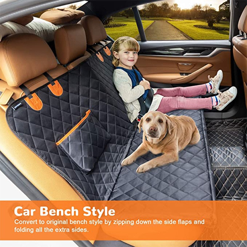 Dog Car Seat Cover Waterproof Pet Dog Carriers Travel Mat Hammock